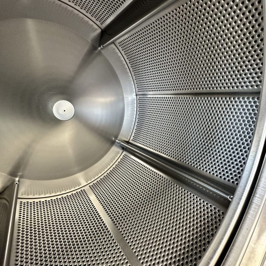 inside the washer